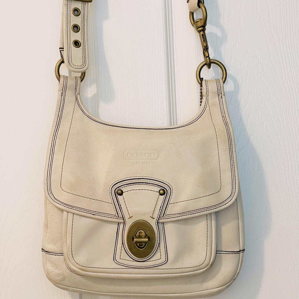 Vintage Coach Saddle Bag.